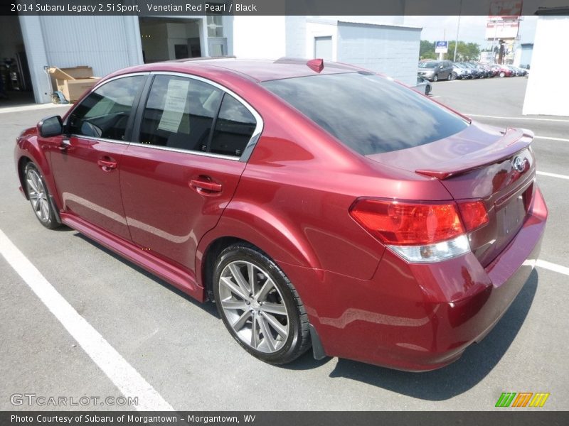 Venetian Red Pearl / Black 2014 Subaru Legacy 2.5i Sport