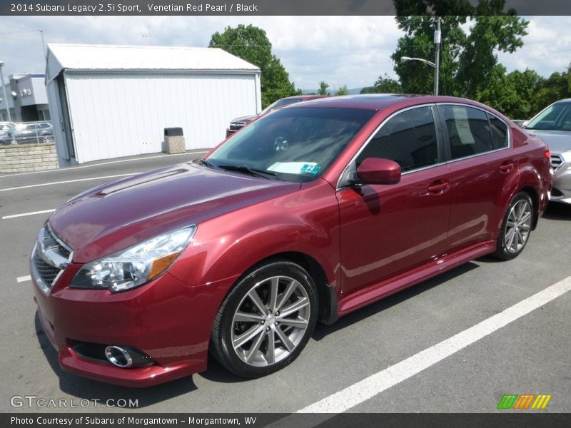 Venetian Red Pearl / Black 2014 Subaru Legacy 2.5i Sport