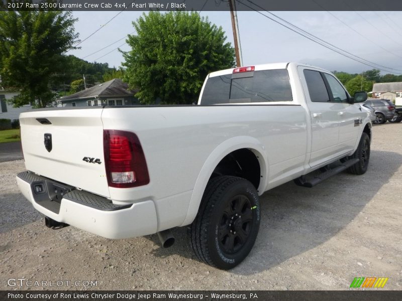 Pearl White / Black 2017 Ram 2500 Laramie Crew Cab 4x4