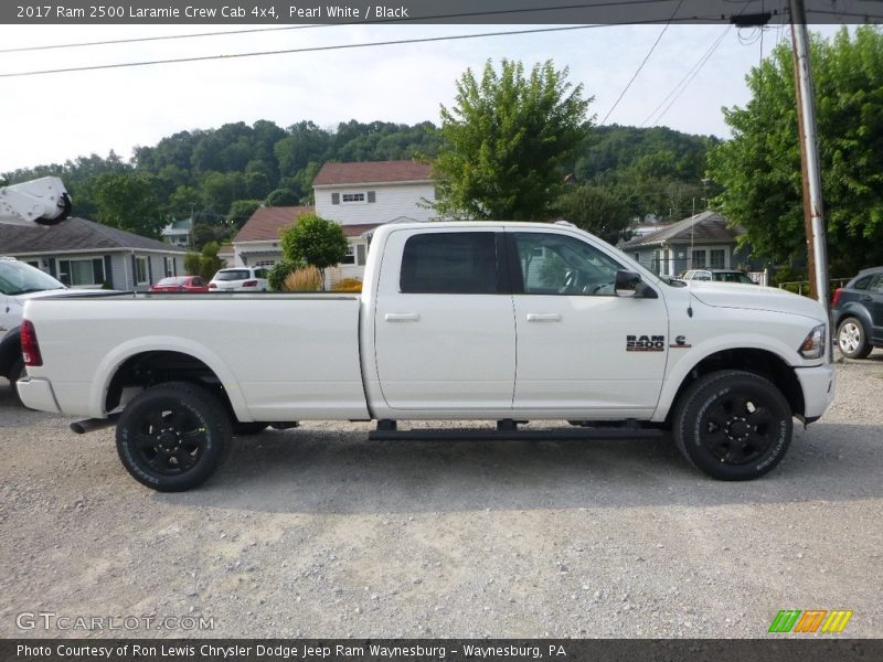 Pearl White / Black 2017 Ram 2500 Laramie Crew Cab 4x4