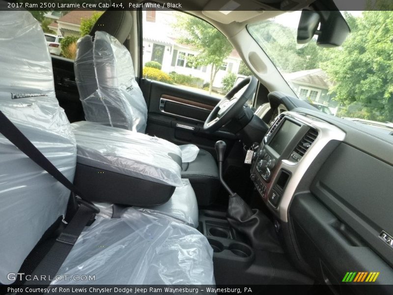 Pearl White / Black 2017 Ram 2500 Laramie Crew Cab 4x4