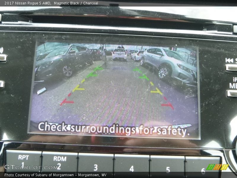 Magnetic Black / Charcoal 2017 Nissan Rogue S AWD