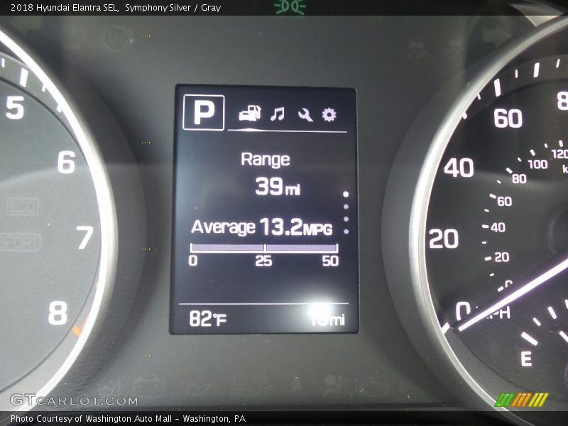 Symphony Silver / Gray 2018 Hyundai Elantra SEL