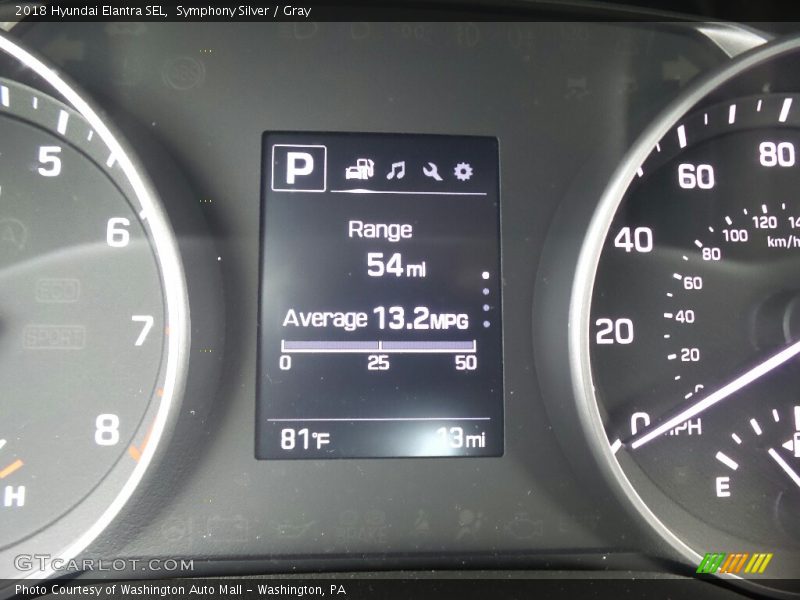 Symphony Silver / Gray 2018 Hyundai Elantra SEL