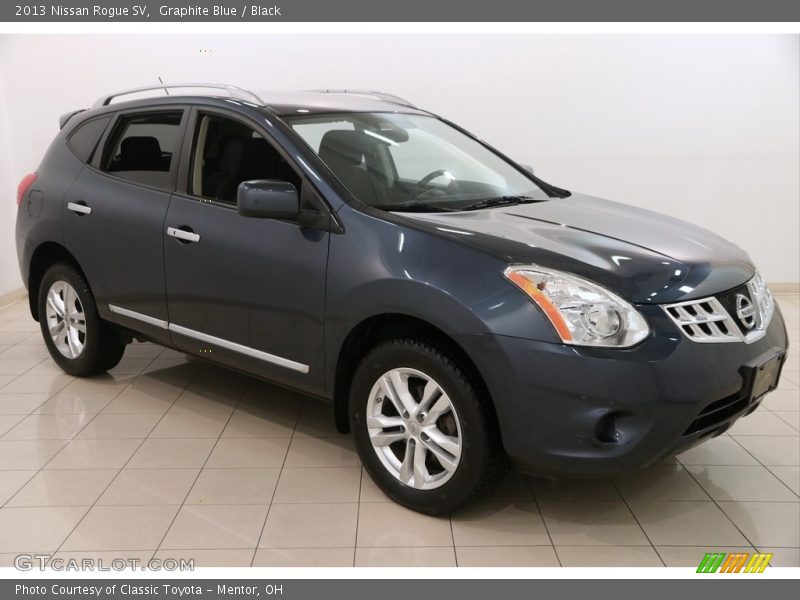 Graphite Blue / Black 2013 Nissan Rogue SV