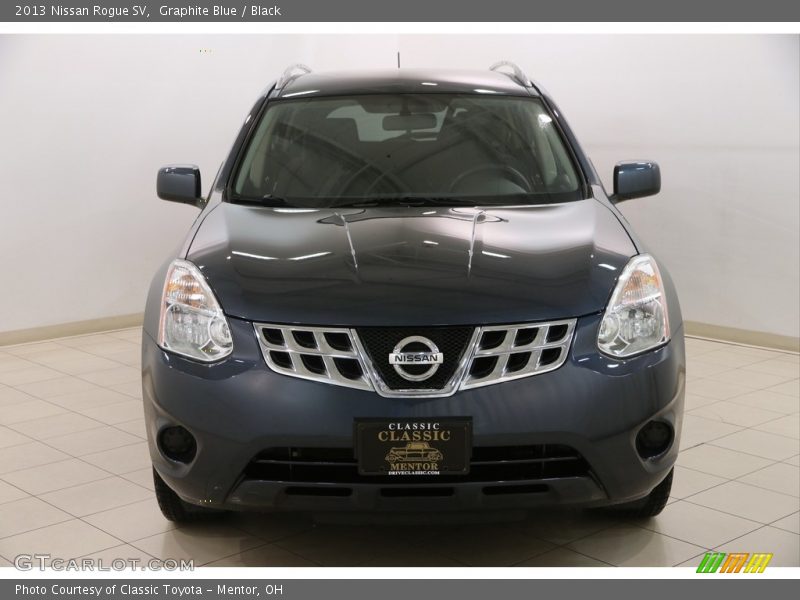 Graphite Blue / Black 2013 Nissan Rogue SV