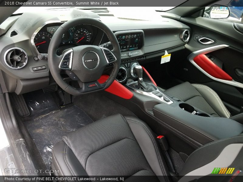  2018 Camaro SS Convertible Jet Black Interior