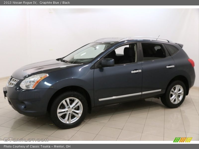 Graphite Blue / Black 2013 Nissan Rogue SV