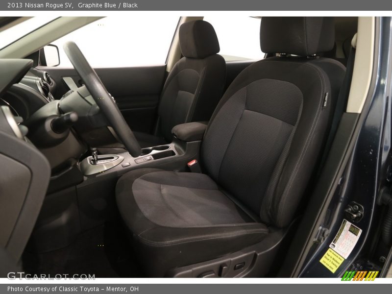 Graphite Blue / Black 2013 Nissan Rogue SV