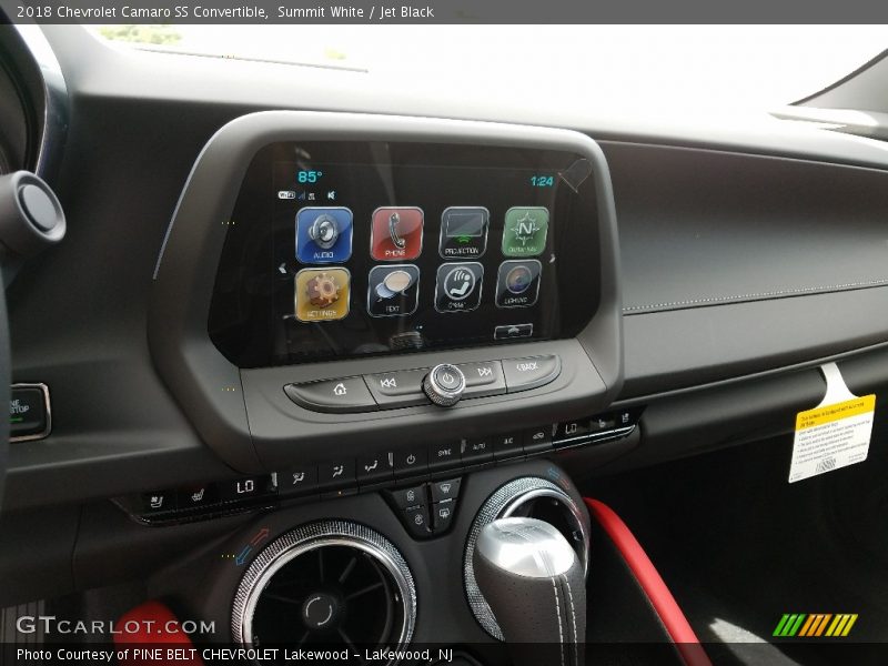 Controls of 2018 Camaro SS Convertible