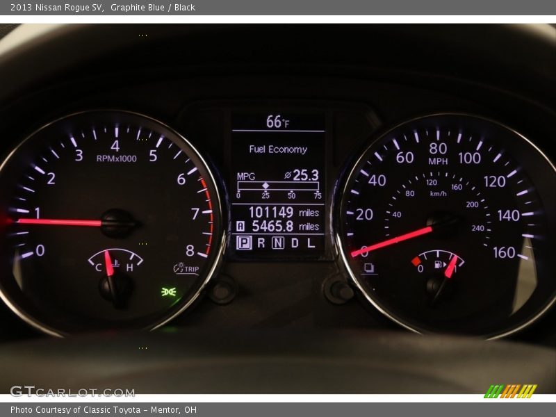 Graphite Blue / Black 2013 Nissan Rogue SV