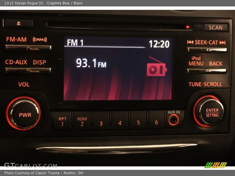 Graphite Blue / Black 2013 Nissan Rogue SV