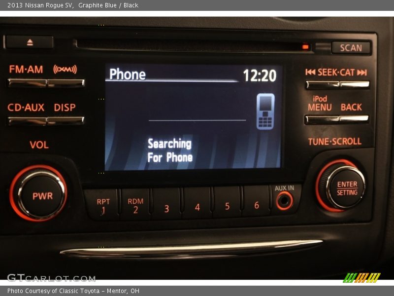 Graphite Blue / Black 2013 Nissan Rogue SV