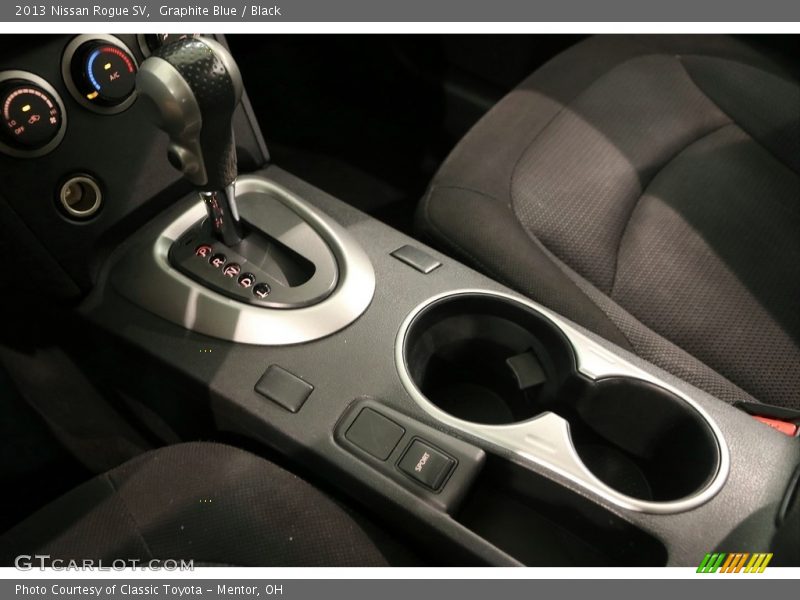 Graphite Blue / Black 2013 Nissan Rogue SV