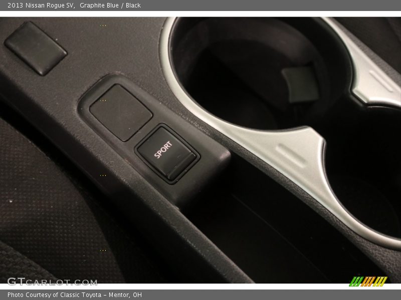 Graphite Blue / Black 2013 Nissan Rogue SV