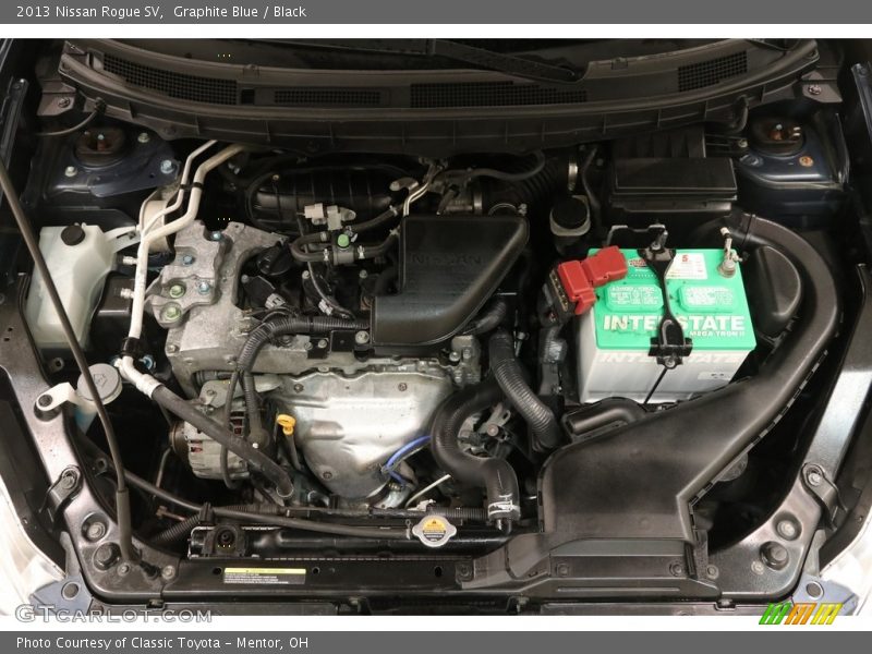 Graphite Blue / Black 2013 Nissan Rogue SV