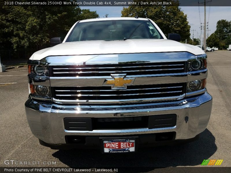 Summit White / Dark Ash/Jet Black 2018 Chevrolet Silverado 2500HD Work Truck Double Cab 4x4