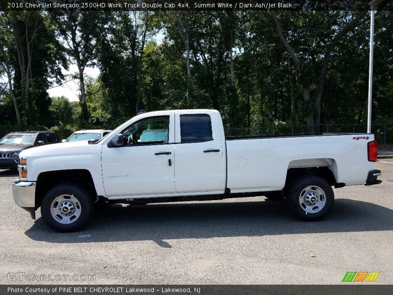 Summit White / Dark Ash/Jet Black 2018 Chevrolet Silverado 2500HD Work Truck Double Cab 4x4