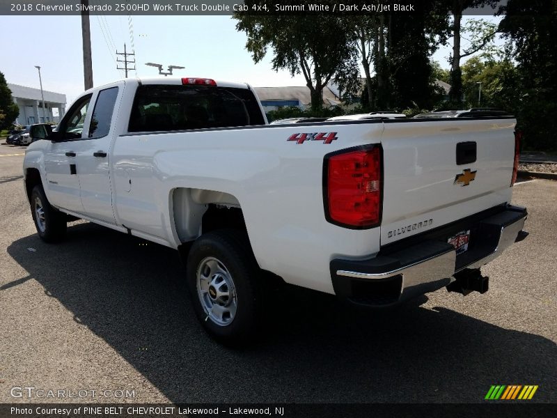 Summit White / Dark Ash/Jet Black 2018 Chevrolet Silverado 2500HD Work Truck Double Cab 4x4