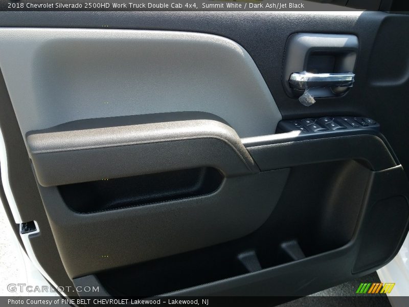 Summit White / Dark Ash/Jet Black 2018 Chevrolet Silverado 2500HD Work Truck Double Cab 4x4
