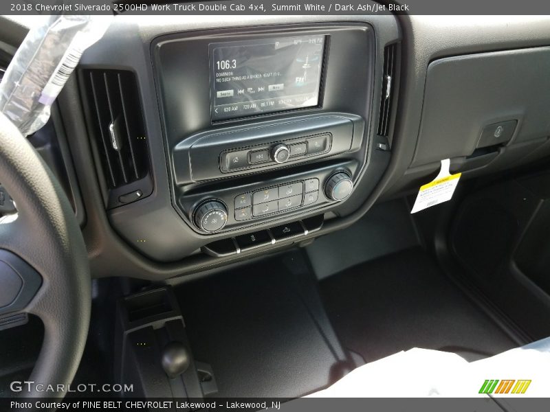 Summit White / Dark Ash/Jet Black 2018 Chevrolet Silverado 2500HD Work Truck Double Cab 4x4