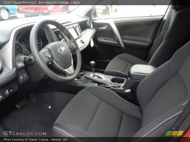 Barcelona Red Metallic / Black 2017 Toyota RAV4 XLE