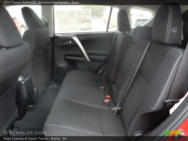 Barcelona Red Metallic / Black 2017 Toyota RAV4 XLE