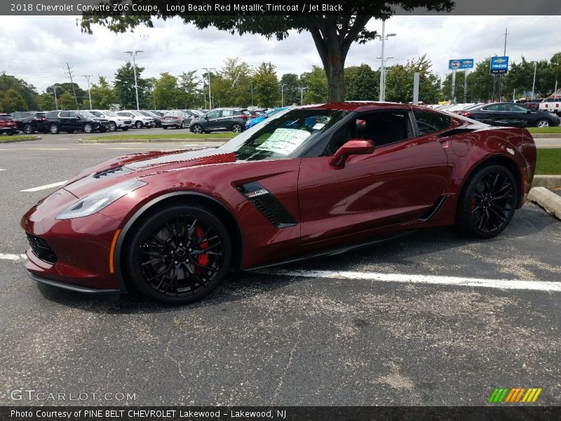  2018 Corvette Z06 Coupe Long Beach Red Metallic Tintcoat