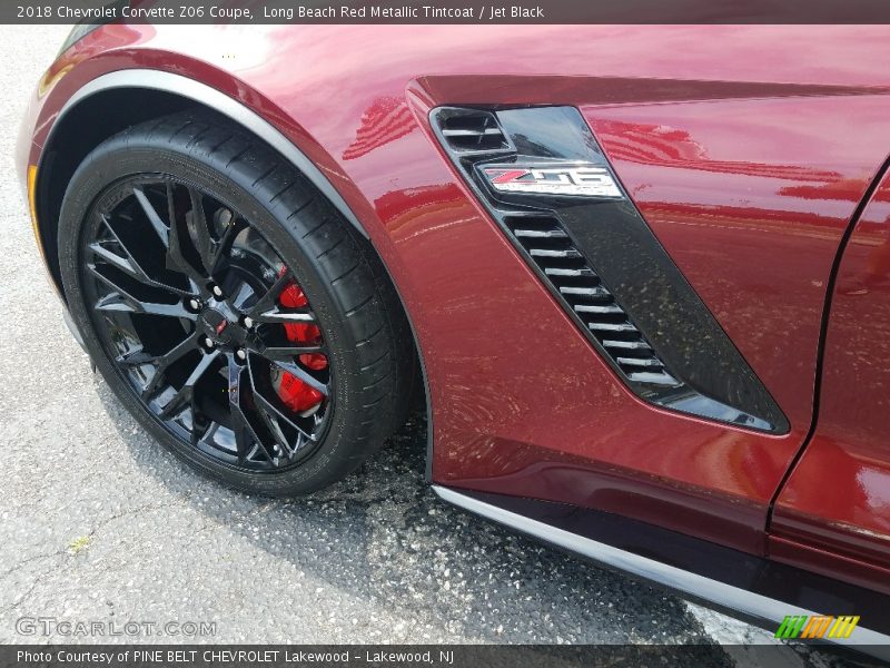 Long Beach Red Metallic Tintcoat / Jet Black 2018 Chevrolet Corvette Z06 Coupe