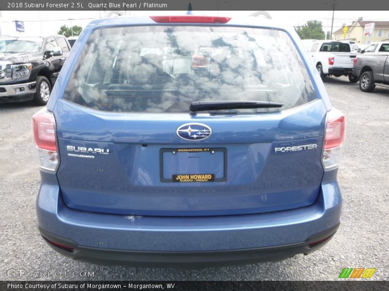 Quartz Blue Pearl / Platinum 2018 Subaru Forester 2.5i