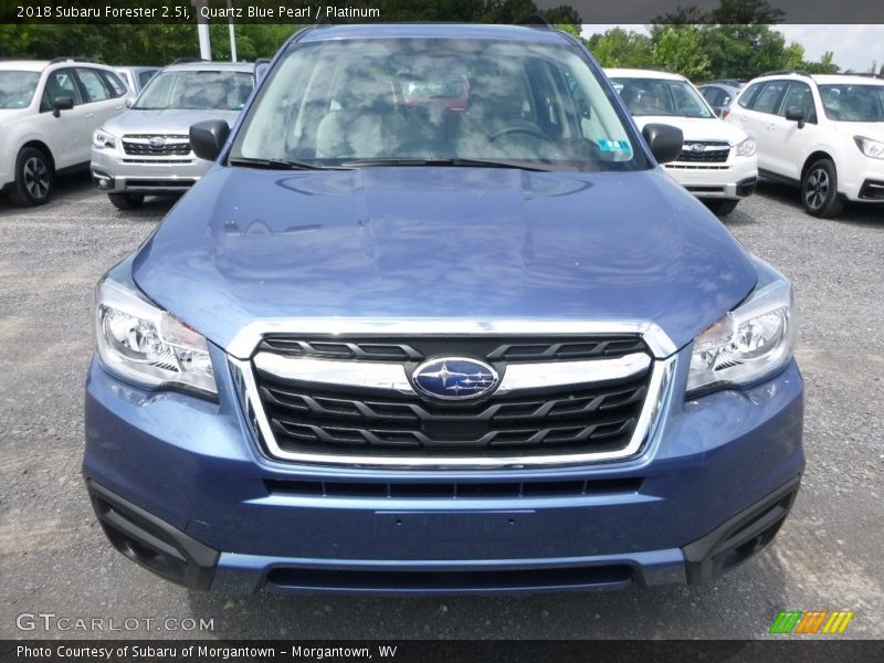 Quartz Blue Pearl / Platinum 2018 Subaru Forester 2.5i