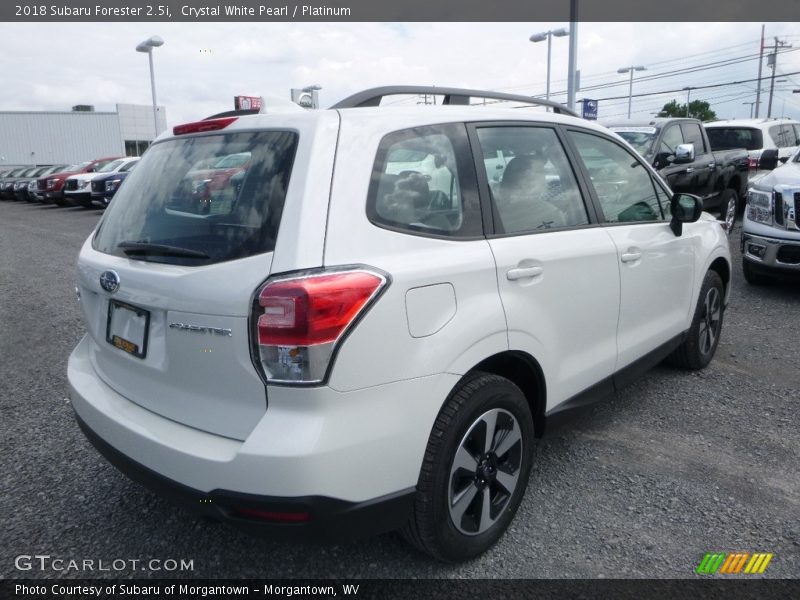 Crystal White Pearl / Platinum 2018 Subaru Forester 2.5i