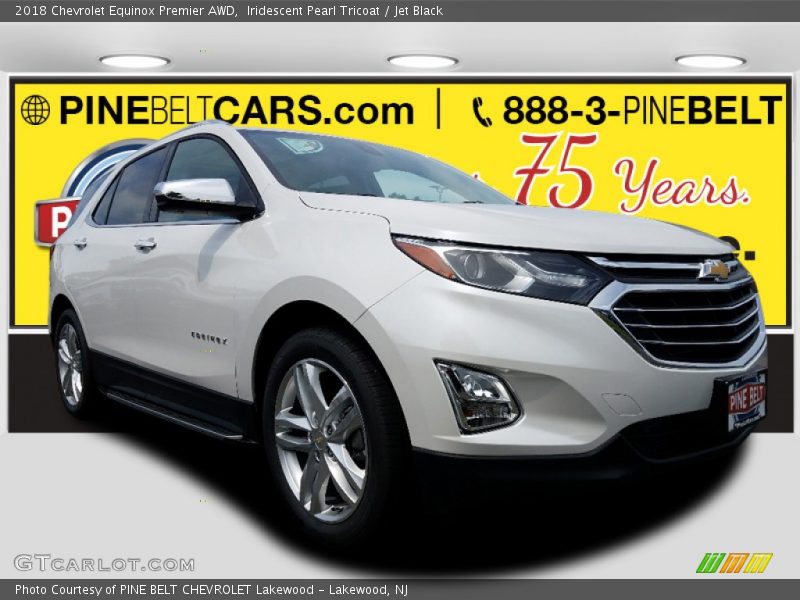 Iridescent Pearl Tricoat / Jet Black 2018 Chevrolet Equinox Premier AWD