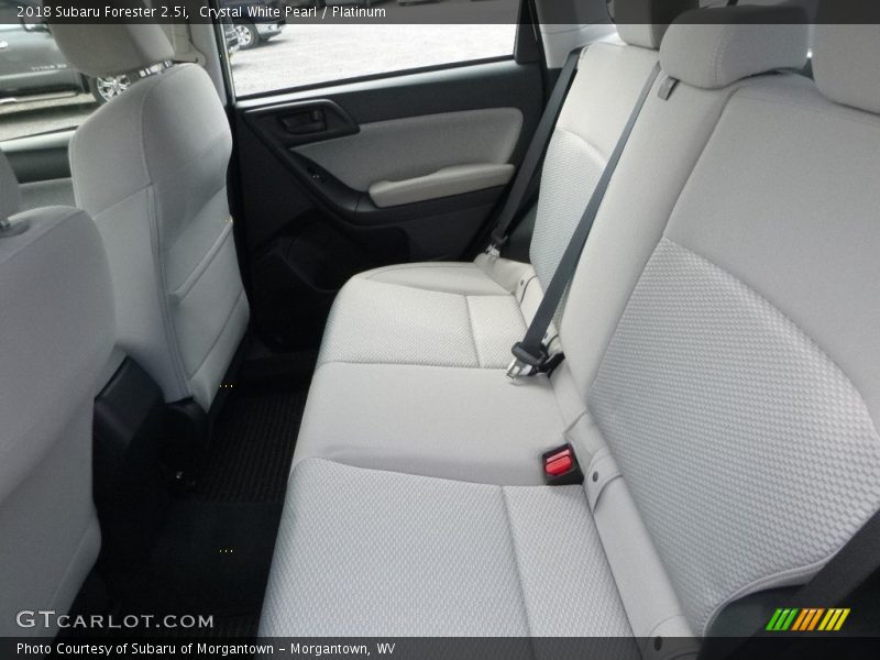 Crystal White Pearl / Platinum 2018 Subaru Forester 2.5i