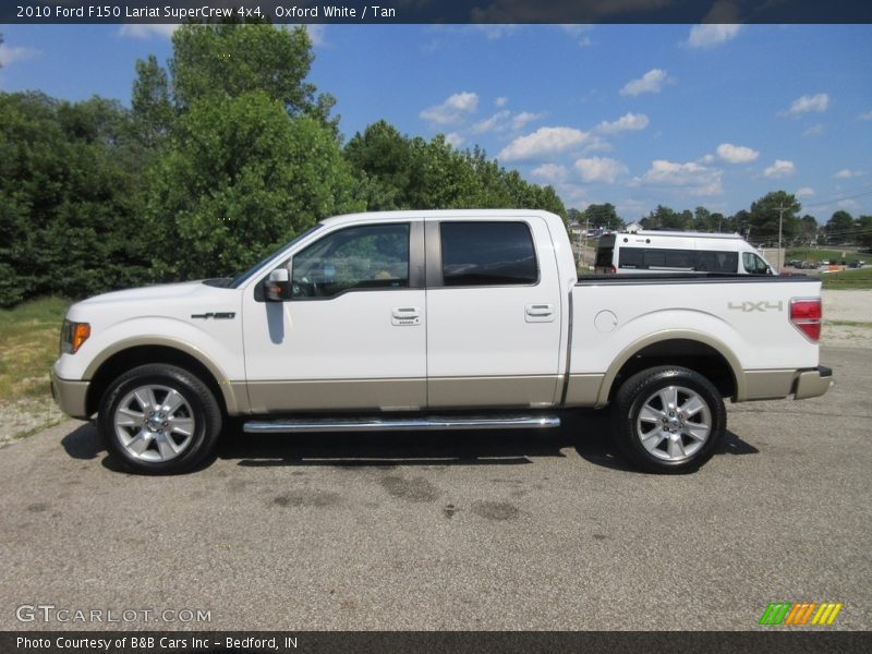 Oxford White / Tan 2010 Ford F150 Lariat SuperCrew 4x4
