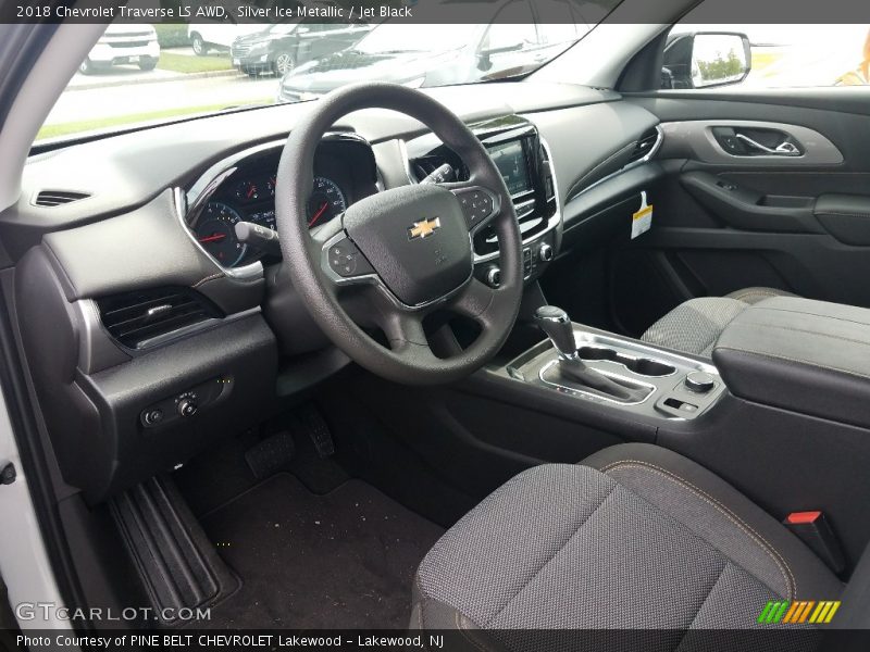Silver Ice Metallic / Jet Black 2018 Chevrolet Traverse LS AWD