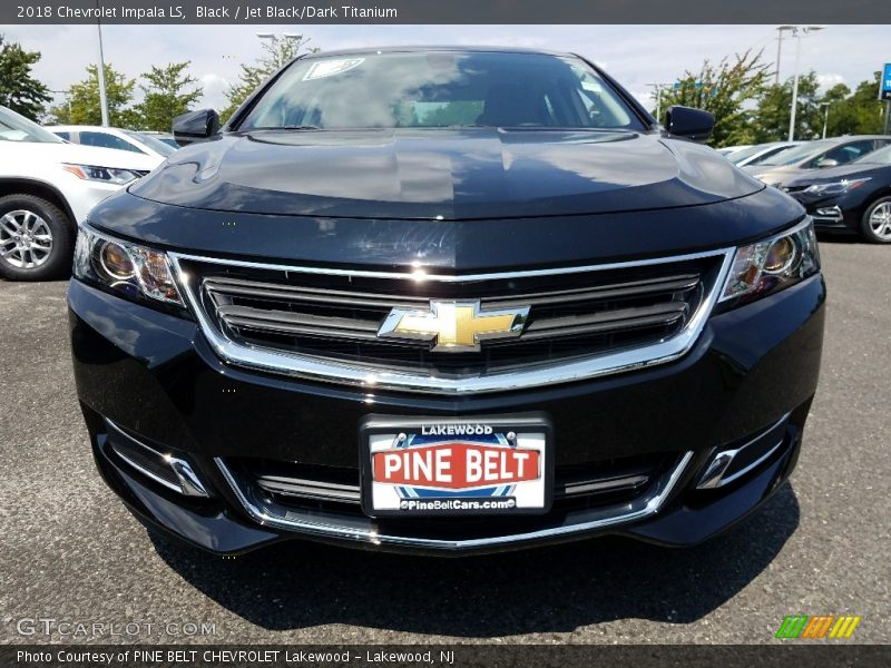 Black / Jet Black/Dark Titanium 2018 Chevrolet Impala LS