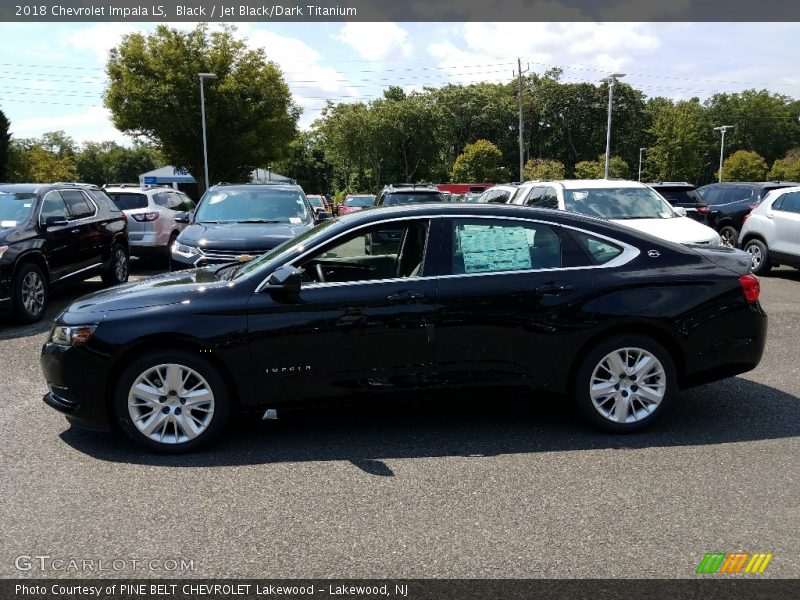 Black / Jet Black/Dark Titanium 2018 Chevrolet Impala LS