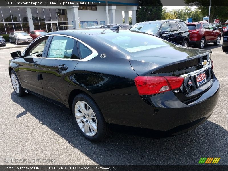 Black / Jet Black/Dark Titanium 2018 Chevrolet Impala LS