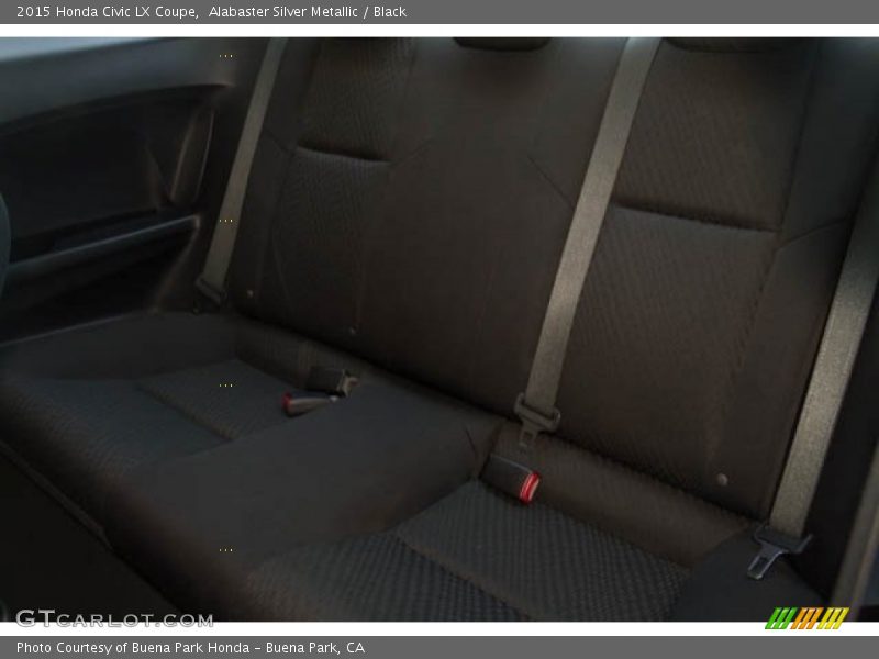 Alabaster Silver Metallic / Black 2015 Honda Civic LX Coupe