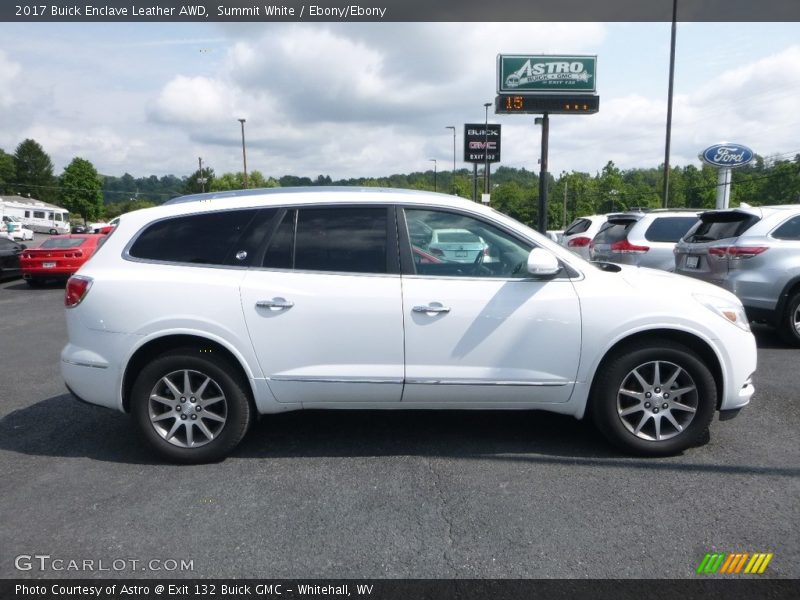 Summit White / Ebony/Ebony 2017 Buick Enclave Leather AWD