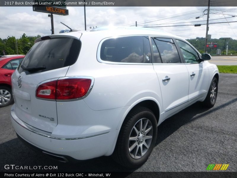 Summit White / Ebony/Ebony 2017 Buick Enclave Leather AWD