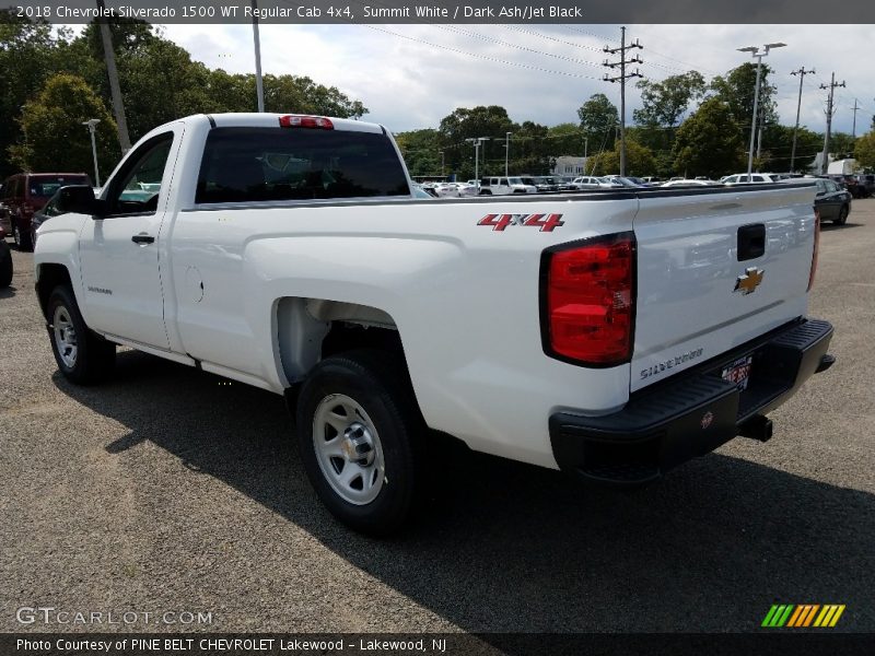 Summit White / Dark Ash/Jet Black 2018 Chevrolet Silverado 1500 WT Regular Cab 4x4