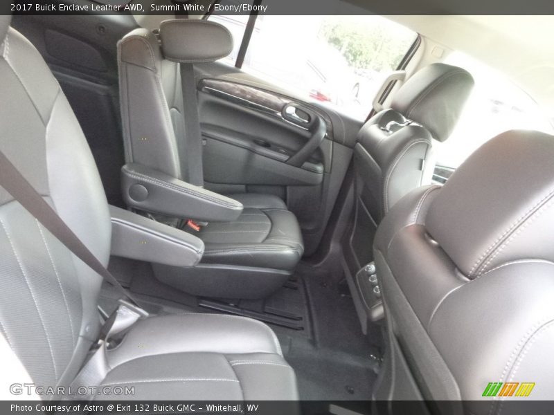 Summit White / Ebony/Ebony 2017 Buick Enclave Leather AWD