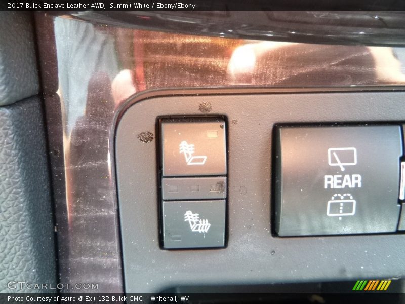 Summit White / Ebony/Ebony 2017 Buick Enclave Leather AWD