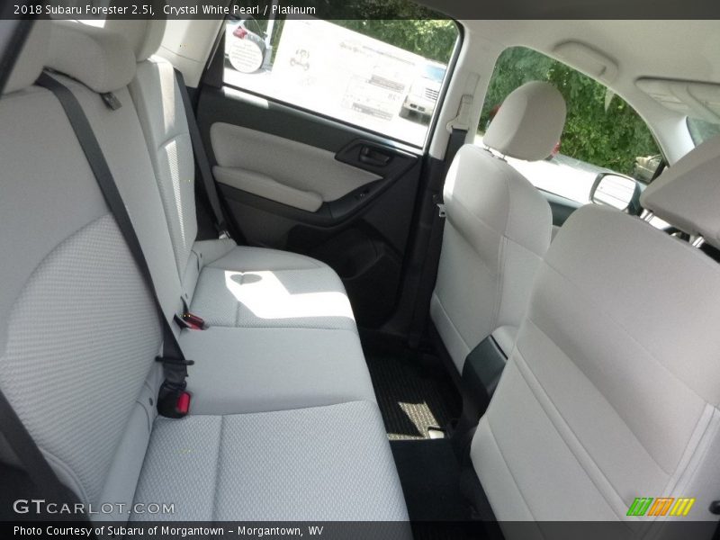 Crystal White Pearl / Platinum 2018 Subaru Forester 2.5i
