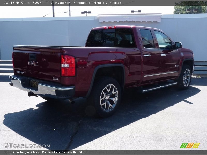 Sonoma Red Metallic / Jet Black 2014 GMC Sierra 1500 SLT Double Cab 4x4