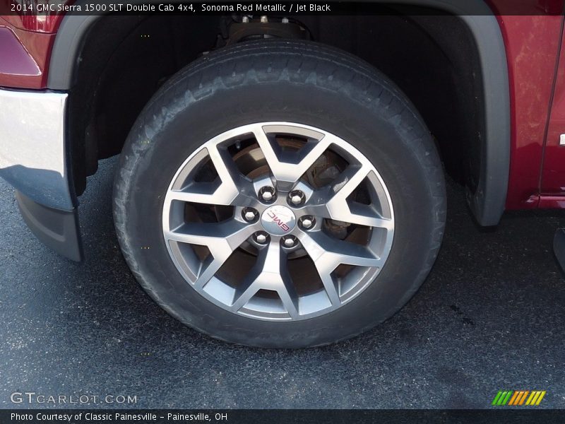 Sonoma Red Metallic / Jet Black 2014 GMC Sierra 1500 SLT Double Cab 4x4