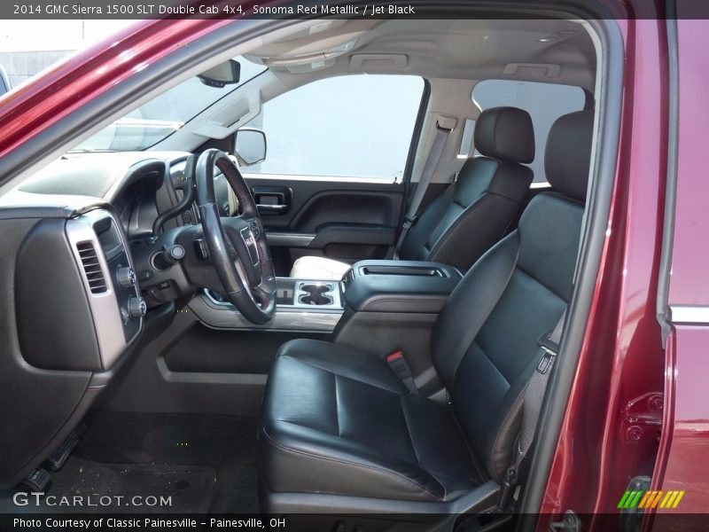 Sonoma Red Metallic / Jet Black 2014 GMC Sierra 1500 SLT Double Cab 4x4