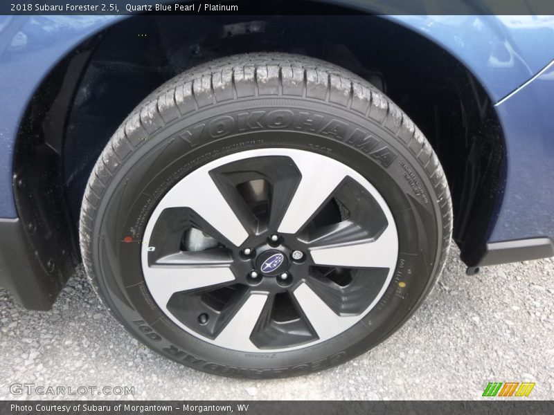 Quartz Blue Pearl / Platinum 2018 Subaru Forester 2.5i